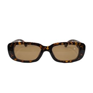 Rectangle Sunglasses Tortoise Frame